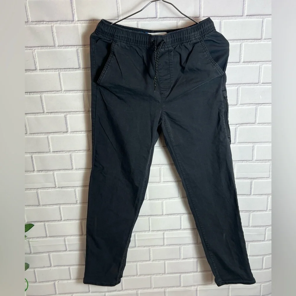 OLD NAVY boys Black Cargo Jogger casual Pants/size XL